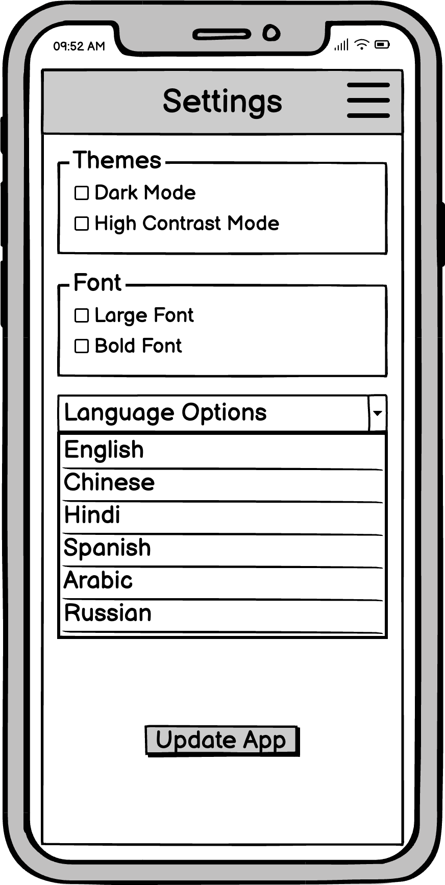 Wireframe Settings